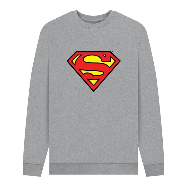 Superman Unisex Adult Official Shield Sweatshirt