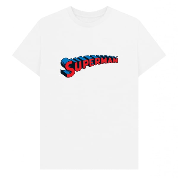 Superman Unisex Aikuisten Virallinen Graafinen Logo T-paita