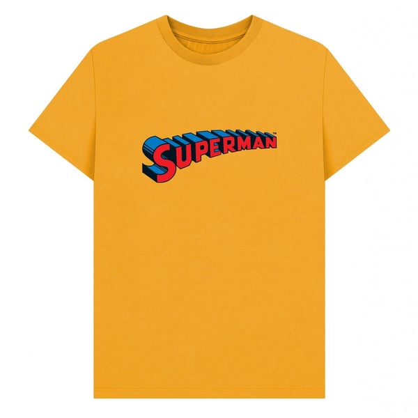 Superman Unisex Aikuisten Virallinen Graafinen Logo T-paita