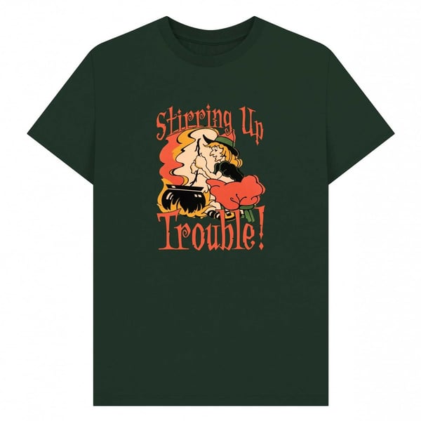 Apoh Unisex aikuisten Stirring Up Trouble Pierce Archives T-paita