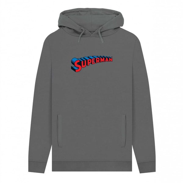 Superman Unisex Adult Official Logo Hoodie Superman Unisex Adult Official Logo Hoodie