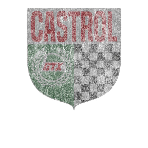 Castrol Unisex Aikuisten Shield T-paita