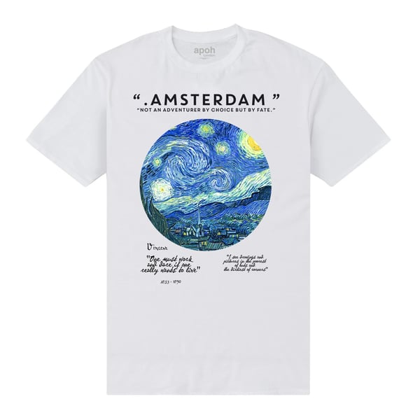 Apoh Unisex Adult Van Gogh Amsterdam T-Shirt