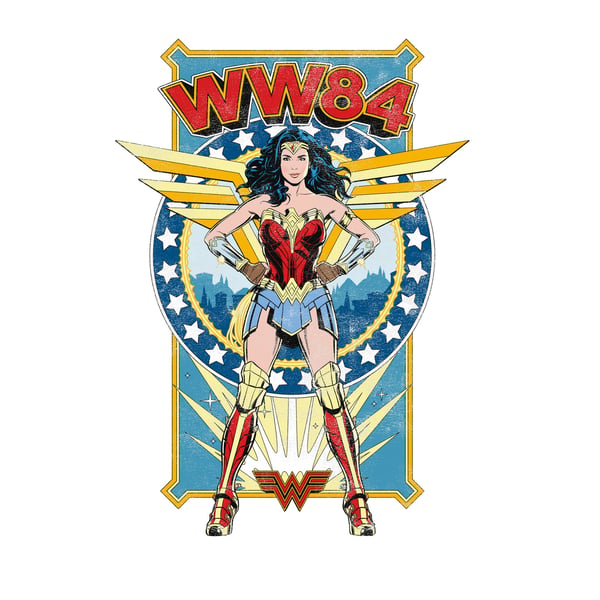 Wonder Woman Unisex Adult 84 T-Shirt