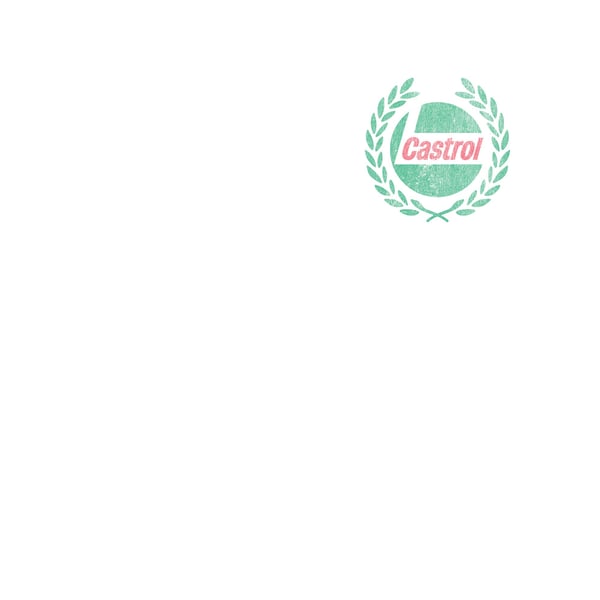 Castrol Unisex aikuisten seppele T-paita