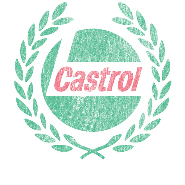 Castrol Unisex aikuisten seppele T-paita