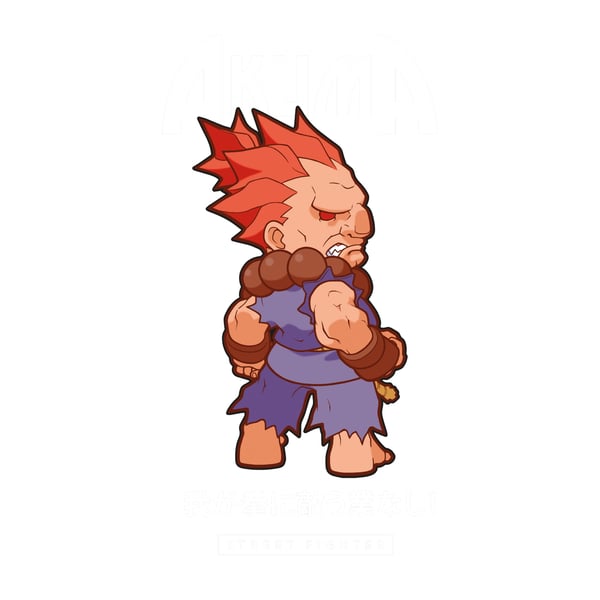 Street Fighter Unisex Adult Akuma T-Shirt