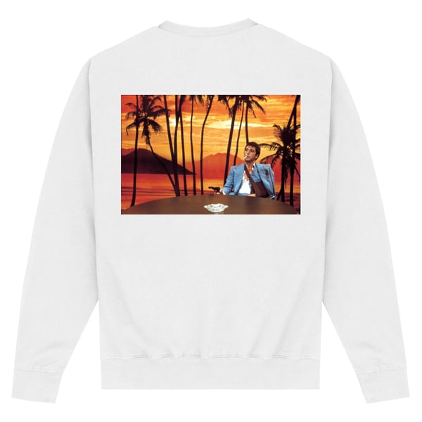 Scarface Unisex Adult Sunset Sweatshirt