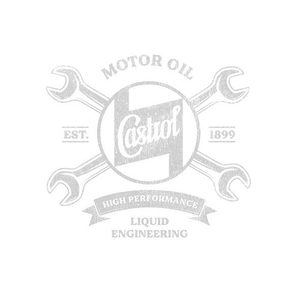 Castrol Unisex Adult Est 1899 T-Shirt