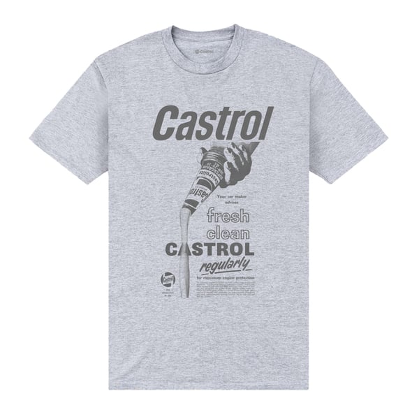Castrol Unisex aikuisten Fresh Clean T-paita