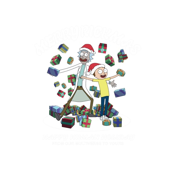 Rick And Morty Unisex Adult Christmas Sweatshirt