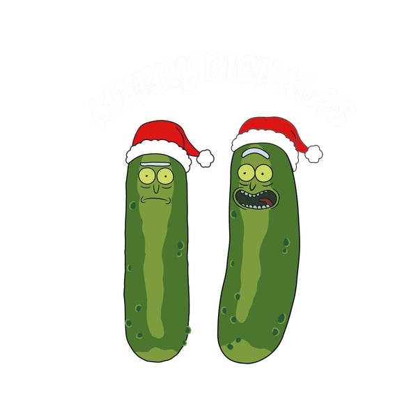 Rick And Morty Unisex Adult Pickle Rick Christmas Sweatshirt