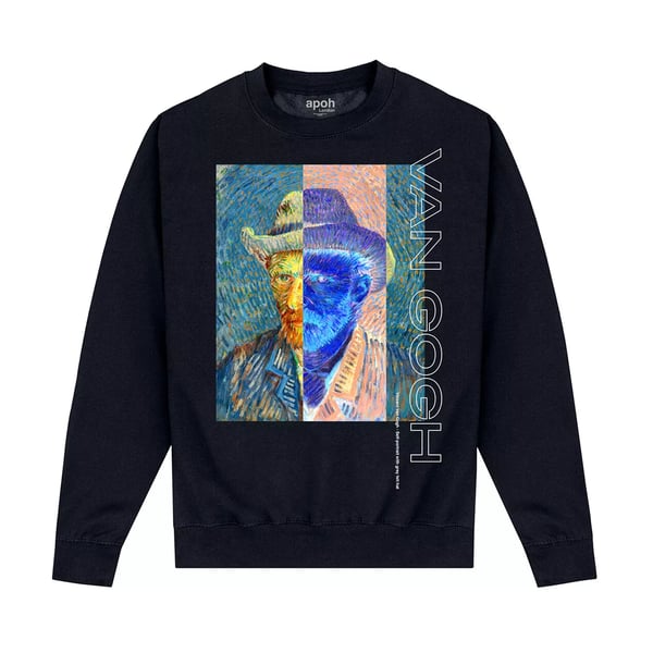 Apoh Unisex Adult Grey Felt Hat Vincent Van Gogh Sweatshirt