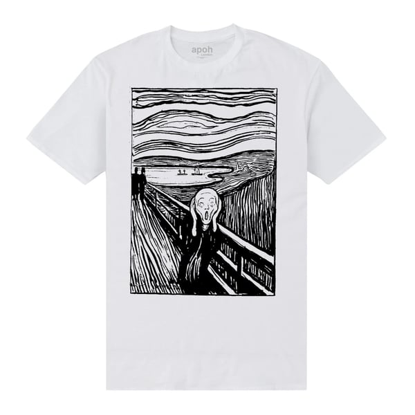 Apoh Unisex aikuisten Munch Lino T-paita