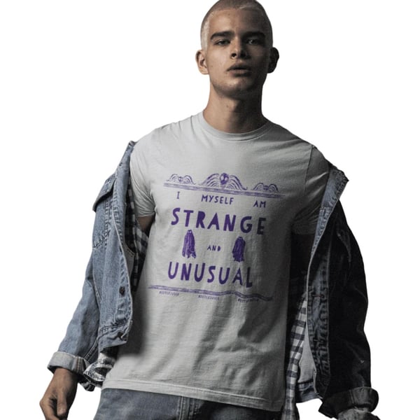 Beetlejuice Unisex Adult Strange And Unusual T-Shirt