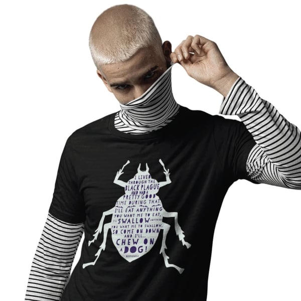 Beetlejuice Unisex Aikuisten Beetle T-paita