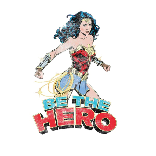 Wonder Woman Unisex Adult Be The Hero Sweatshirt