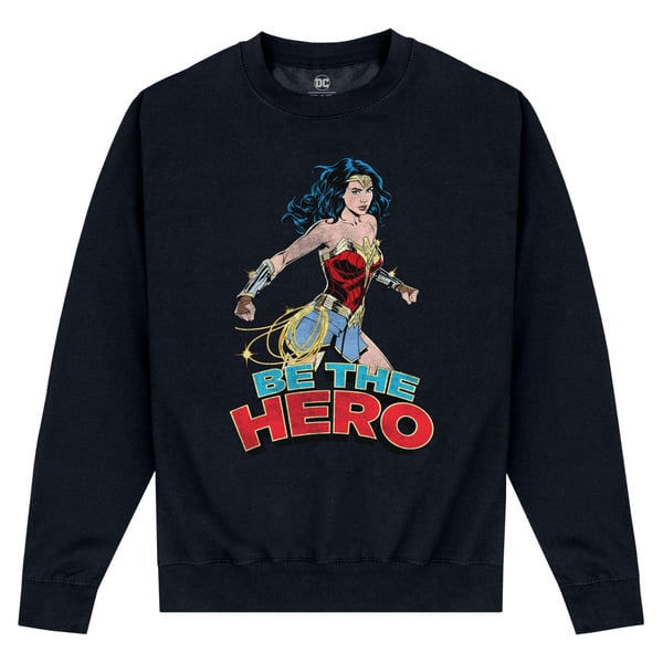 Wonder Woman Unisex Adult Be The Hero Sweatshirt