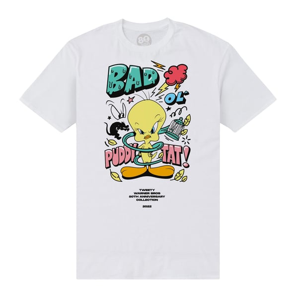 Tweety Unisex Adult 80th Bad Ol´ T-Shirt Tweety Unisex Adult 80th Bad Ol´ T-Shirt