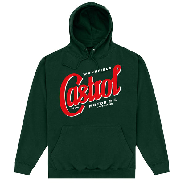 Castrol Unisex Adult Registered Logo Hoodie