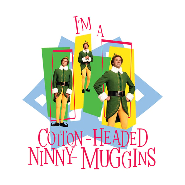 Elf Unisex Adult Ninny Muggins Retro Sweatshirt