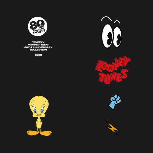 Tweety Unisex Adult Icons 80th T-Shirt