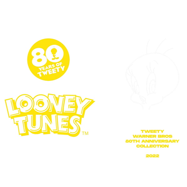 Tweety Unisex Adult 80th Tweety Hoodie