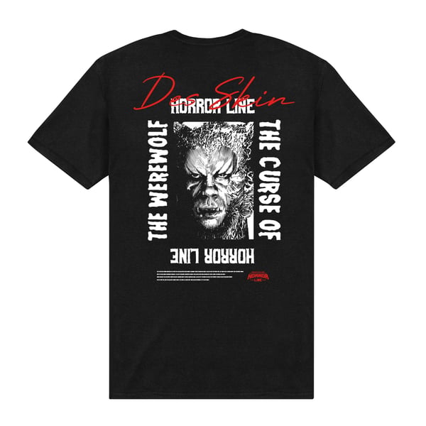 Horror Line Unisex Adult Curse Of The Werewolf Multi Graphic T-Shirt