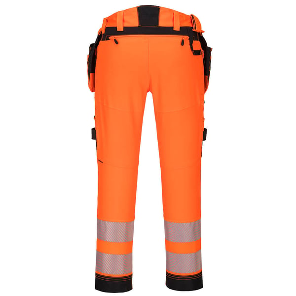 Portwest Mens DX4 Hi-Vis Detachable Holster Pocket Rail Trousers