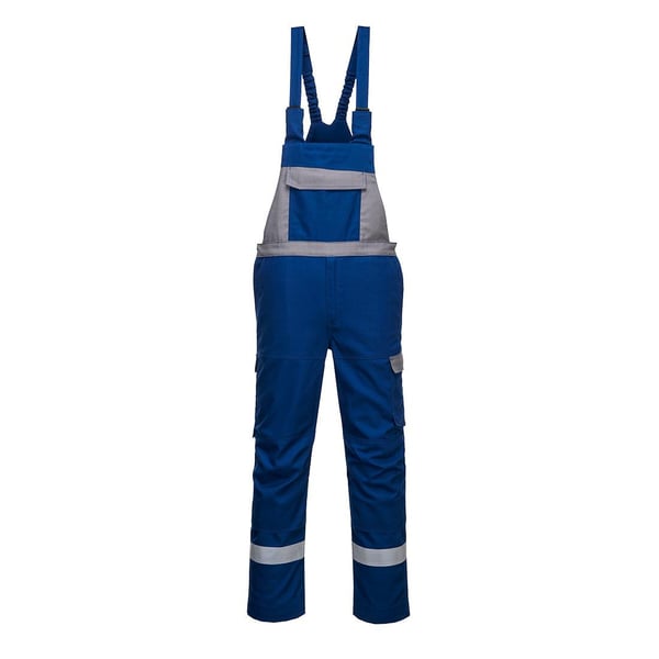 Portwest Mens Bizflame Ultra Two Tone Bib And Brace Trouser