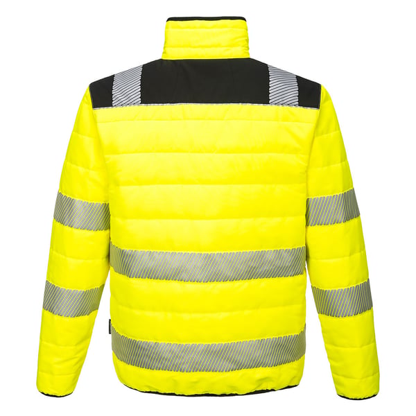 Portwest Mens PW3 Hi-Vis Padded Jacket