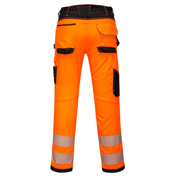 Portwest Mens PW3 Hi-Vis Lightweight Stretch Safety Work Trousers