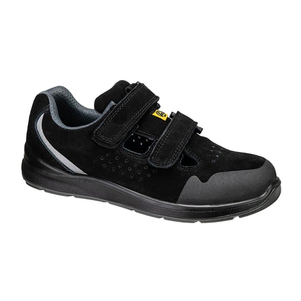 Portwest Unisex Adult S1P ESD SR FO Cow Suede Safety Trainers