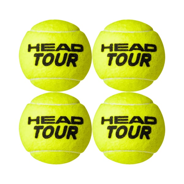 Head Tour Tennisbolde (pakke med 4)
