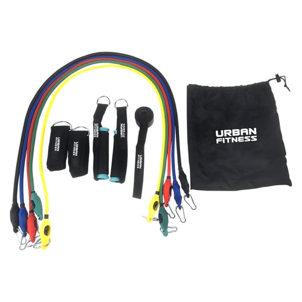 Urban Fitness Resistance Tube Set (Pack of 11)