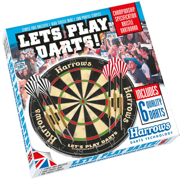Harrows Lets Play Bristle Dartskive sæt