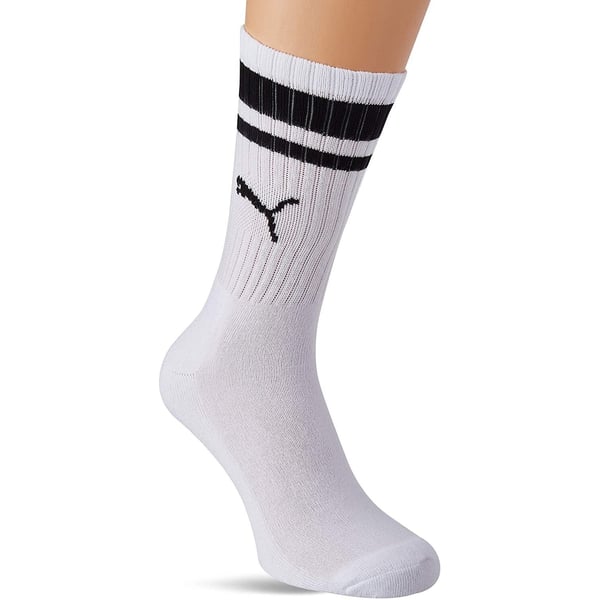 Puma Unisex Adult Heritage Stripe Crew Socks (Pack of 2)