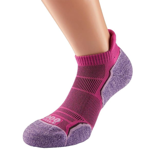 1000 Mile Womens/Ladies Run Socks (Pack of 2)