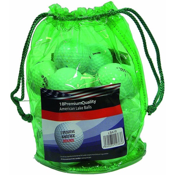 Longridge Blandede golfbolde (pakke med 18 stk.)