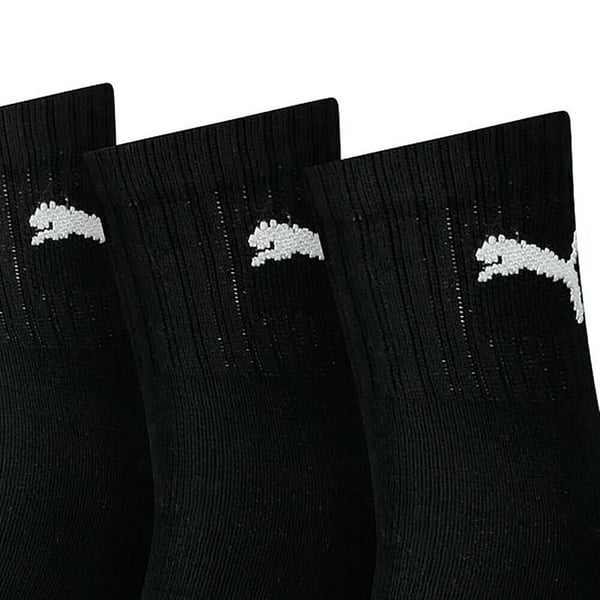 Puma Unisex Adult Lightweight Crew Socks (Pack of 3)