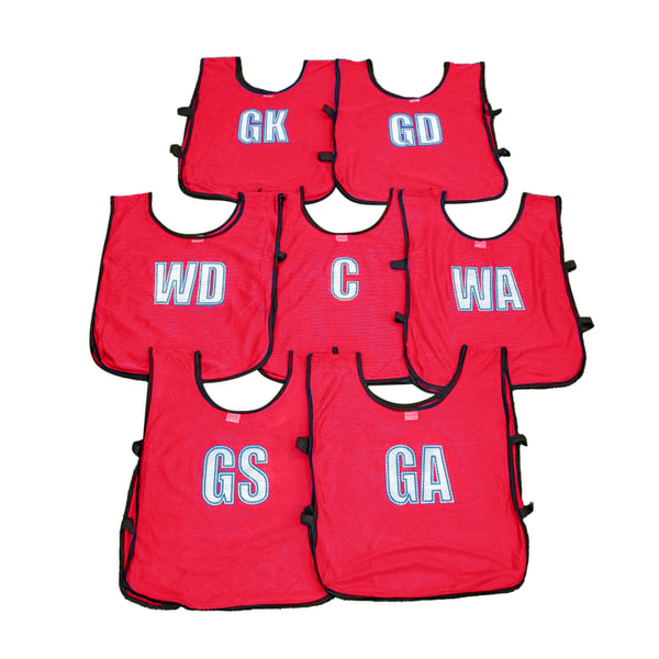 Precision Childrens/Kids Mesh Netball Training Bib (Pack of 7)