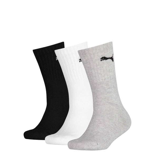 Puma Childrens/Kids Logo Crew Socks (Pack Of 3)