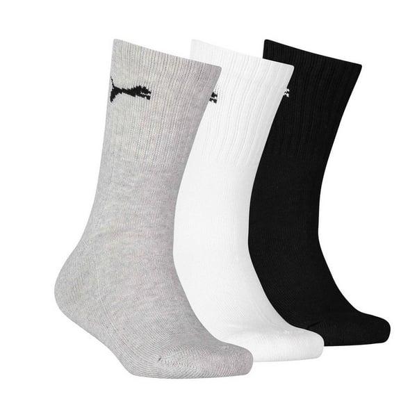 Puma Childrens/Kids Logo Crew Socks (Pack Of 3)
