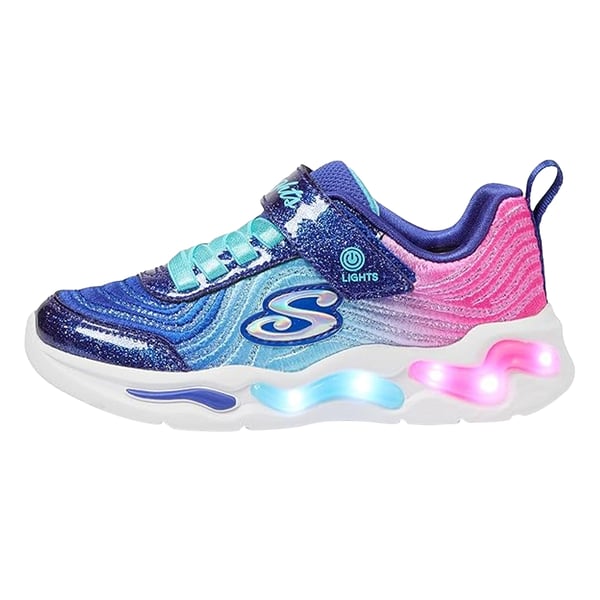 Skechers Childrens/Kids Wavy Beams Light Up Trainers
