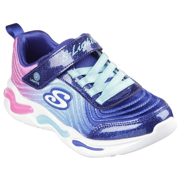 Skechers Childrens/Kids Wavy Beams Light Up Trainers