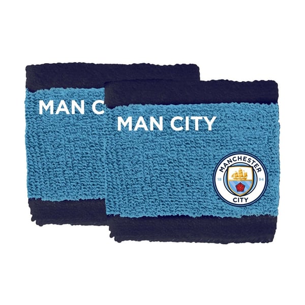 Manchester City FC Armbånd af bomuld (pakke med 2)
