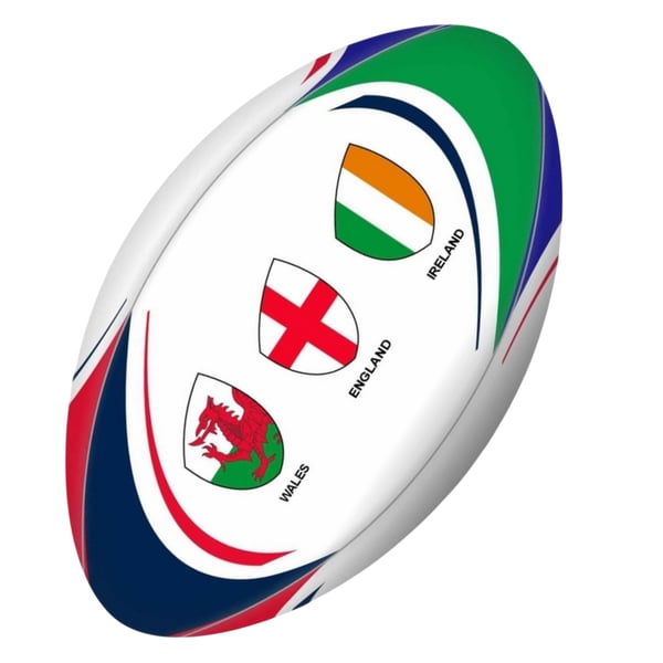 Gioco International Tournament Themed Rugby Ball