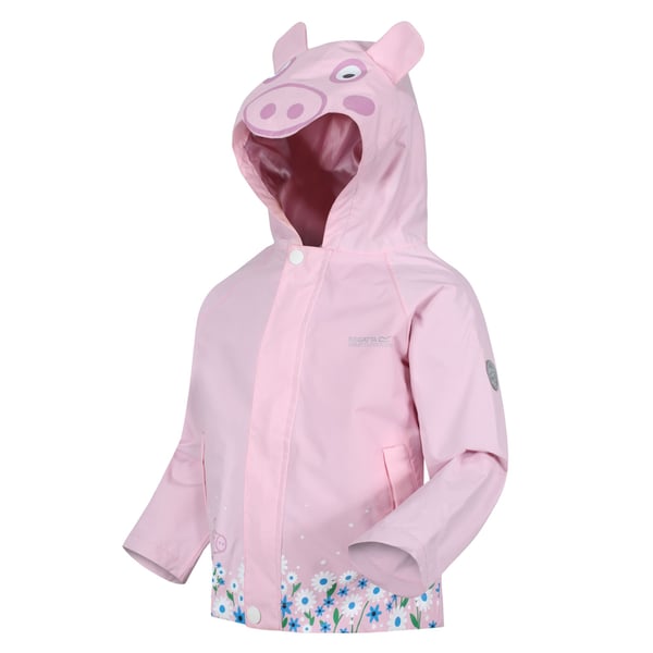 Regatta Childrens/Kids Peppa Pig Hooded Waterproof Jacket