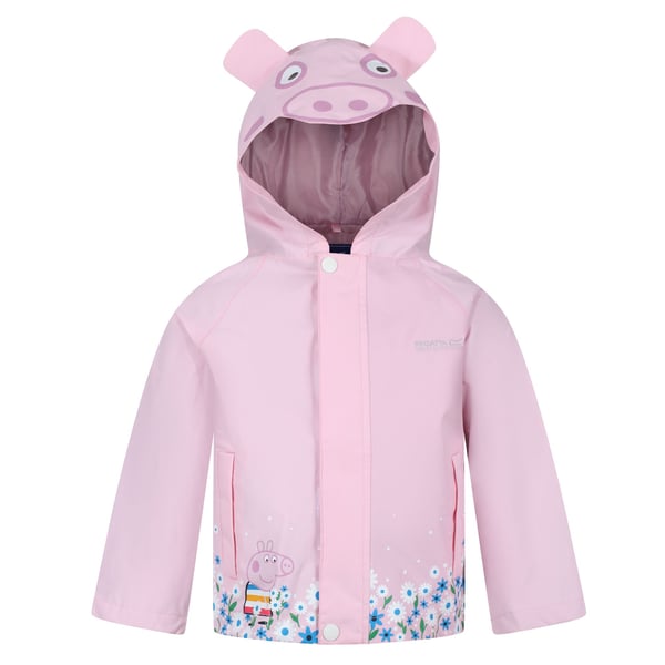 Regatta Childrens/Kids Peppa Pig Hooded Waterproof Jacket