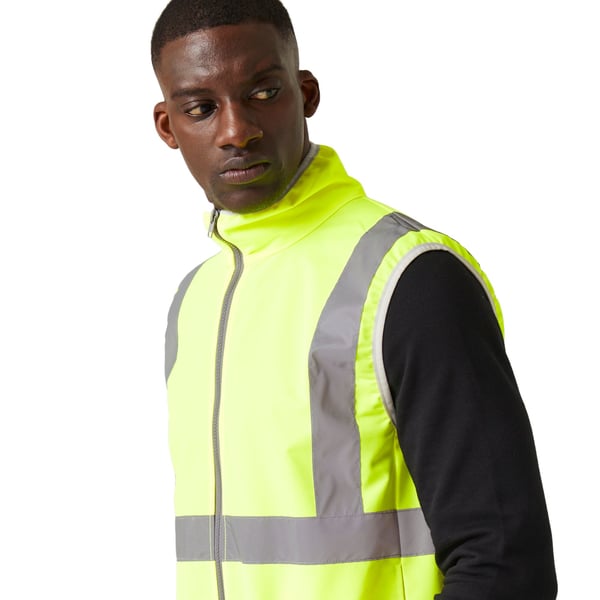 Regatta Professional Mens Full Zip Hi-Vis Vest